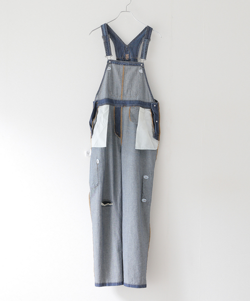 U by SPICK&SPAN（ユーバイスピックアンドスパン）の「【OneTeaSpoon/ワンティースプーン】 ROYALBLUE STATION ST OVERA（サロペット/オーバーオール・レディース・ブルー・FREE）」の5枚目の写真