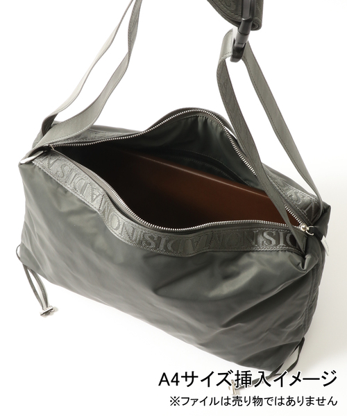 EDIFICE(エディフィス)の「【NOMADIS / ノマディス】BOY ナイロンショルダーBAG(ショルダーバッグ・メンズ・チャコールグレー/ブラック・FREE)」の8枚目の写真