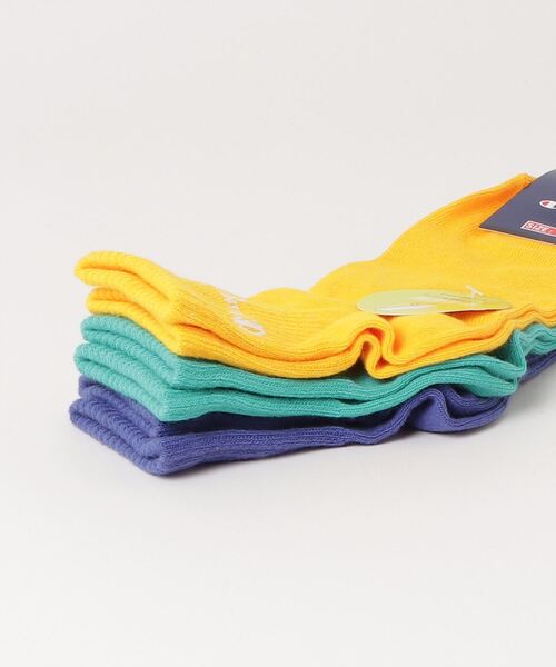 Champion（チャンピオン）の「Champion/チャンピオン ソックス ウィメンズクォーターレングスソックス ノンパイル 3足組  CWSCY201（ソックス/靴下・レディース・レインボー/マルチ/カラフル・S）」の18枚目の写真