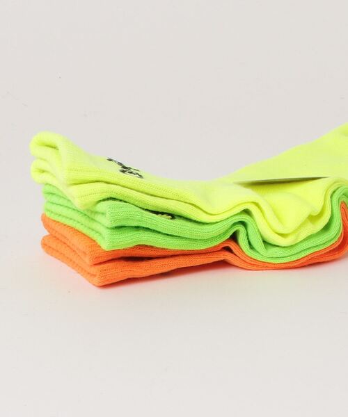 Champion（チャンピオン）の「Champion/チャンピオン ソックス ウィメンズクォーターレングスソックス ノンパイル 3足組  CWSCY201（ソックス/靴下・レディース・レインボー/マルチ/カラフル・S）」の22枚目の写真