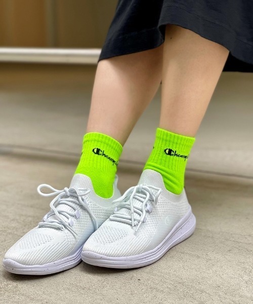 Champion（チャンピオン）の「Champion/チャンピオン ソックス ウィメンズクォーターレングスソックス ノンパイル 3足組  CWSCY201（ソックス/靴下・レディース・レインボー/マルチ/カラフル・S）」の8枚目の写真