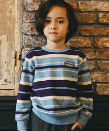 BeBe | 先染めボーダートレーナー(80~150cm)(スウェット)