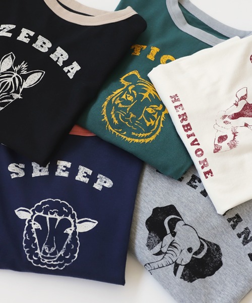 antiqua（アンティカ）の「アニマルイラストロンＴ（Tシャツ/カットソー・キッズ・その他4/その他5/その他3/その他1/その他2・160/130/140/120/150）」の17枚目の写真