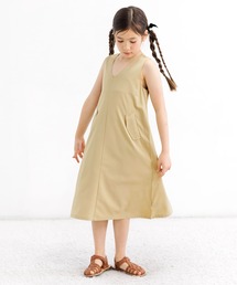 Bee des Bee（ビーデスビー）の「Vネックノースリーブワンピース（ワンピース・キッズ）」