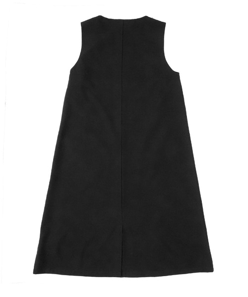 Bee des Bee（ビーデスビー）の「Vネックノースリーブワンピース（ワンピース・キッズ・ブラック/ベージュ・110cm/120cm/130cm/140cm/150cm/100cm）」の20枚目の写真