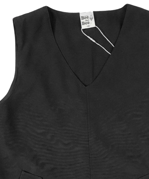 Bee des Bee（ビーデスビー）の「Vネックノースリーブワンピース（ワンピース・キッズ・ブラック/ベージュ・110cm/120cm/130cm/140cm/150cm/100cm）」の14枚目の写真
