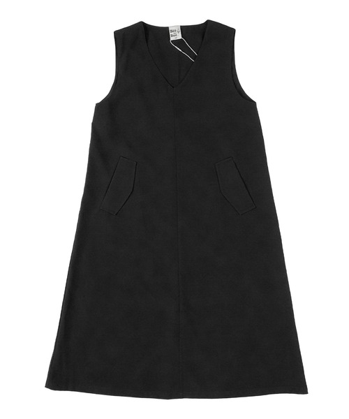 Bee des Bee（ビーデスビー）の「Vネックノースリーブワンピース（ワンピース・キッズ・ブラック/ベージュ・110cm/120cm/130cm/140cm/150cm/100cm）」の19枚目の写真