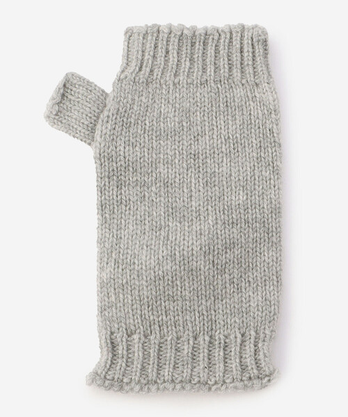 Morris & Sons（モリスアンドサンズ）の「MORRIS & SONS | カシミヤ ハンドウォーマー（手袋・レディース・ピンク/イエロー/ベージュ/ライトグレー・F）」の5枚目の写真