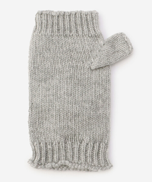 Morris & Sons（モリスアンドサンズ）の「MORRIS & SONS | カシミヤ ハンドウォーマー（手袋・レディース・ピンク/イエロー/ベージュ/ライトグレー・F）」の6枚目の写真