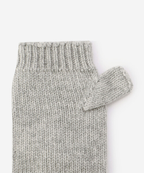 Morris & Sons（モリスアンドサンズ）の「MORRIS & SONS | カシミヤ ハンドウォーマー（手袋・レディース・ピンク/イエロー/ベージュ/ライトグレー・F）」の7枚目の写真