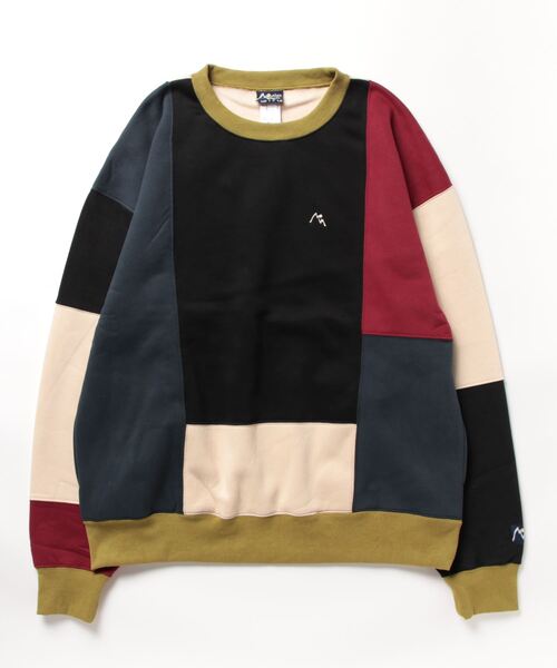 Mountain Mania（マウンテンマニア）の「Mountain Mania/マウンテンマニア　MULTI COLOR SWEAT（スウェット・メンズ・キャメル/ブラック/ベージュ・MEDIUM/X-LARGE/LARGE）」の5枚目の写真