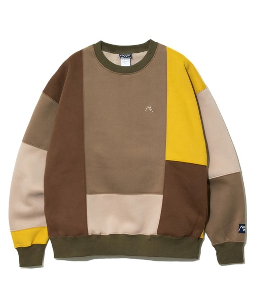 Mountain Mania（マウンテンマニア）の「Mountain Mania/マウンテンマニア　MULTI COLOR SWEAT（スウェット・メンズ・キャメル/ブラック/ベージュ・MEDIUM/X-LARGE/LARGE）」の13枚目の写真
