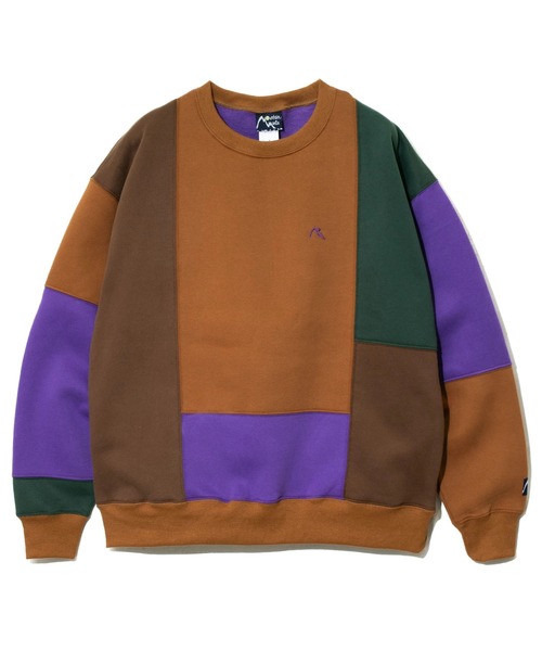 Mountain Mania（マウンテンマニア）の「Mountain Mania/マウンテンマニア　MULTI COLOR SWEAT（スウェット・メンズ・キャメル/ブラック/ベージュ・MEDIUM/X-LARGE/LARGE）」の12枚目の写真