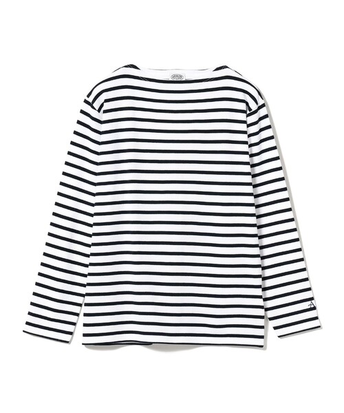 BEAMS F（ビームスエフ）の「【WEB限定】Armor Lux / ロングスリーブ ボーダー ブルトンシャツ（Tシャツ/カットソー・メンズ・ラベンダー/ダークグリーン/ホワイト/ネイビー/ベージュ・6/5/4）」の6枚目の写真