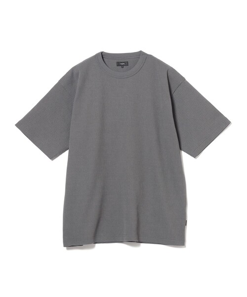 BEAMS（ビームス）の「BEAMS / ワッフル Tシャツ（Tシャツ/カットソー・メンズ・ブラック/チャコールグレー/オリーブ/ホワイト・XL/L/M/S）」の7枚目の写真