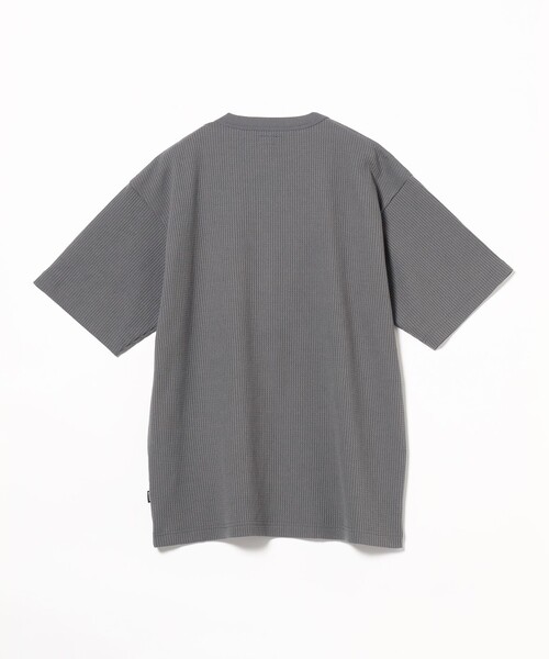 BEAMS（ビームス）の「BEAMS / ワッフル Tシャツ（Tシャツ/カットソー・メンズ・ブラック/チャコールグレー/オリーブ/ホワイト・XL/L/M/S）」の8枚目の写真