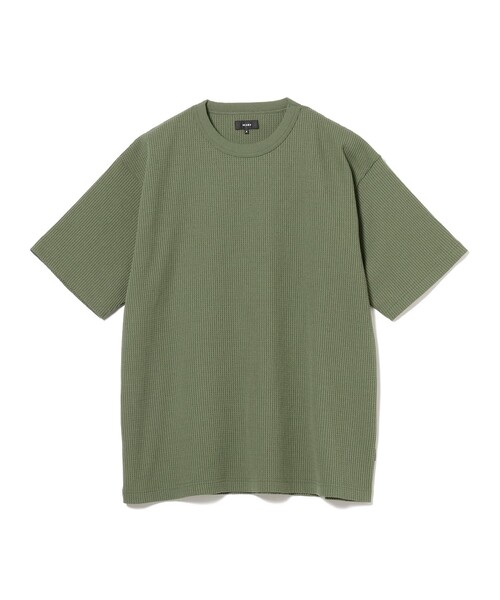 BEAMS（ビームス）の「BEAMS / ワッフル Tシャツ（Tシャツ/カットソー・メンズ・ブラック/チャコールグレー/オリーブ/ホワイト・XL/L/M/S）」の13枚目の写真