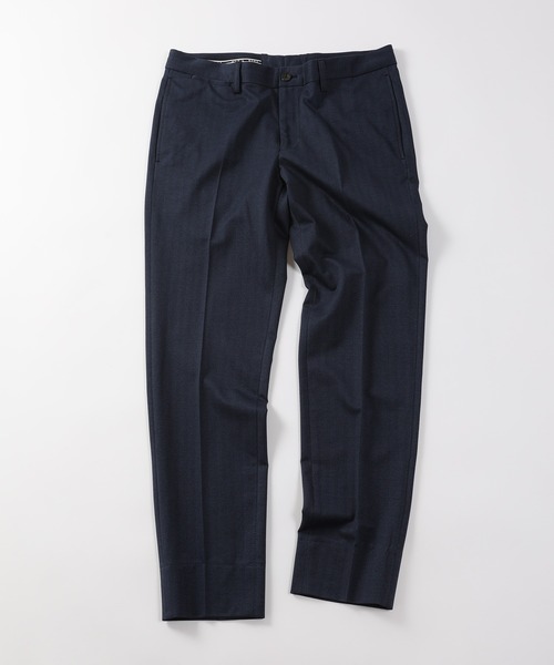 MEN'S BIGI（メンズビギ）の「【ACTIVE TAILOR】ヘリンボーンジャージパンツ（スラックス・メンズ・グレー/ネイビー・01/02/03/04）」の10枚目の写真
