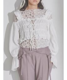 merry jenny | ribbonドロストオフショルブラウス(シャツ/ブラウス)