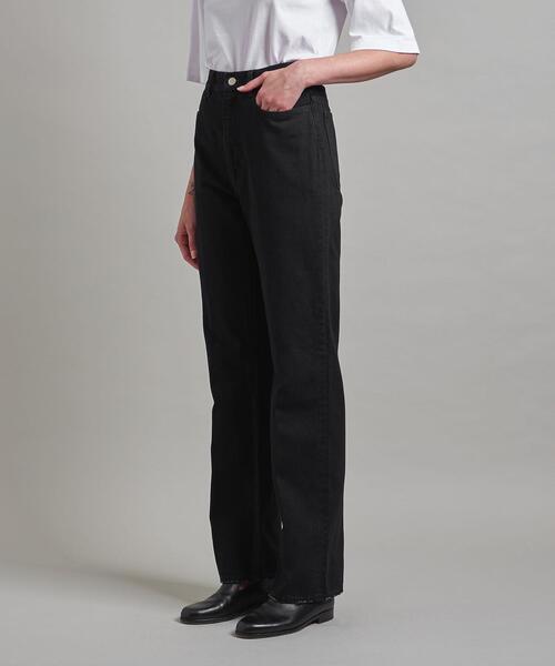 LOEFF(ロエフ)の「<LOEFF>11OZ ブラック デニムパンツ(デニムパンツ・レディース・ブラック・0/1/2)」の3枚目の写真