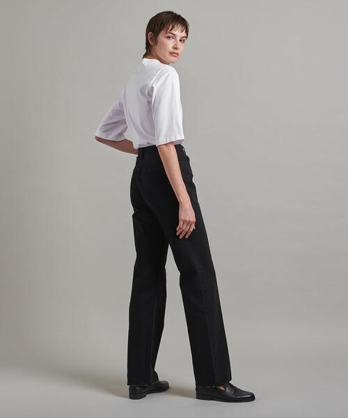 LOEFF(ロエフ)の「<LOEFF>11OZ ブラック デニムパンツ(デニムパンツ・レディース・ブラック・0/1/2)」の7枚目の写真