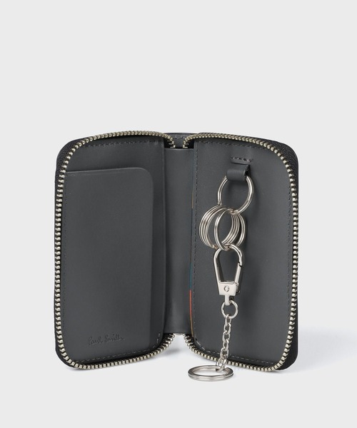 先着1点✨ポールスミス カード＆ケース ブライトストライププラー ブラック 楽天市場】【最安値に挑戦】ポールスミス スマートキー&カードケース