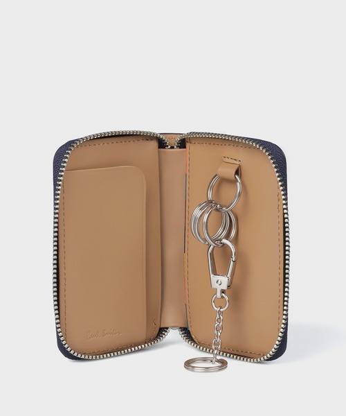 【新品未使用】Paul Smith スマートキー&カードケース ブライトストライププラー スマートキー＆カードケース