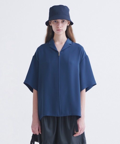 CULLNI（クルニ）の「24-SS-035 / Double Satin Mini Tailored Zip