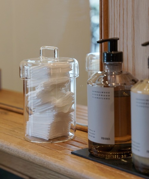 URBAN RESEARCH DOORS（アーバンリサーチドアーズ）の「AXCIS　ガラスキャニスターM（インテリア雑貨・レディース・クリア・LARGE）」の4枚目の写真