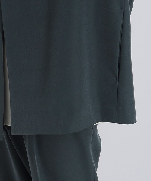 tk.TAKEO KIKUCHI(ティーケータケオキクチ)の「◆360度ストレッチノーカラージャケット(ノーカラージャケット・メンズ・ダークグリーン/ブルー/グレー/ブラック・01/04/03/02)」の12枚目の写真