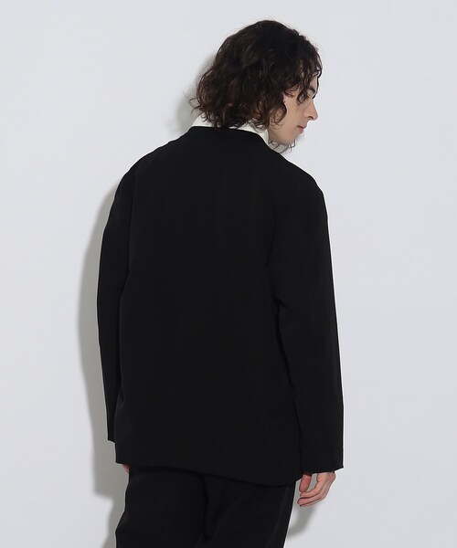 tk.TAKEO KIKUCHI(ティーケータケオキクチ)の「◆360度ストレッチノーカラージャケット(ノーカラージャケット・メンズ・ダークグリーン/ブルー/グレー/ブラック・01/04/03/02)」の20枚目の写真