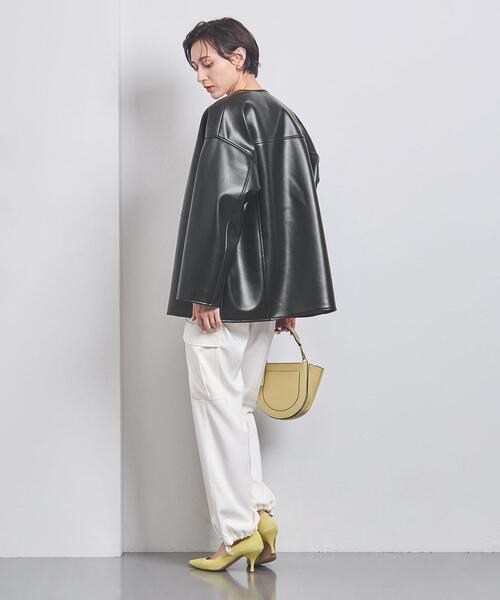 UNITED ARROWS（ユナイテッドアローズ）の「フェイクレザー ノーカラー