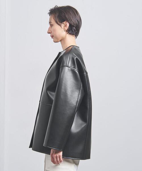 UNITED ARROWS（ユナイテッドアローズ）の「フェイクレザー ノーカラー