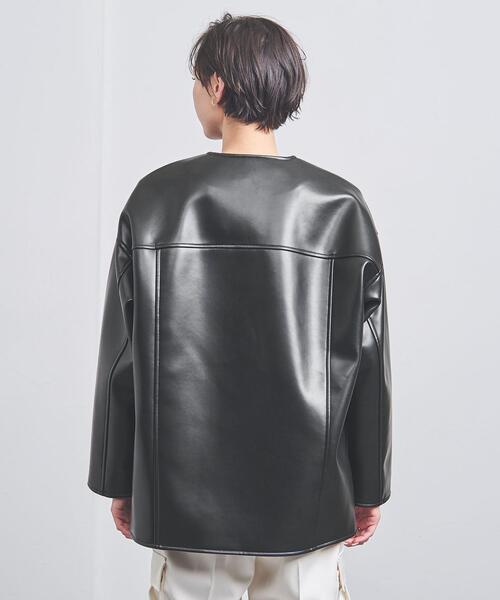 UNITED ARROWS（ユナイテッドアローズ）の「フェイクレザー ノーカラー