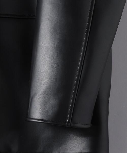 UNITED ARROWS（ユナイテッドアローズ）の「フェイクレザー ノーカラー