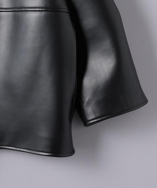 UNITED ARROWS（ユナイテッドアローズ）の「フェイクレザー ノーカラー