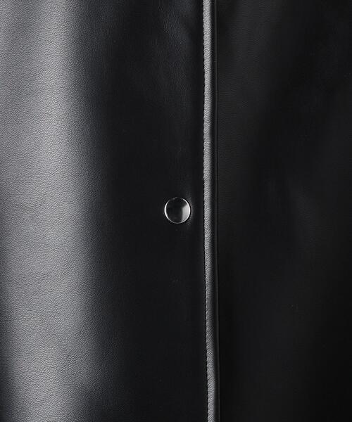 UNITED ARROWS（ユナイテッドアローズ）の「フェイクレザー ノーカラー