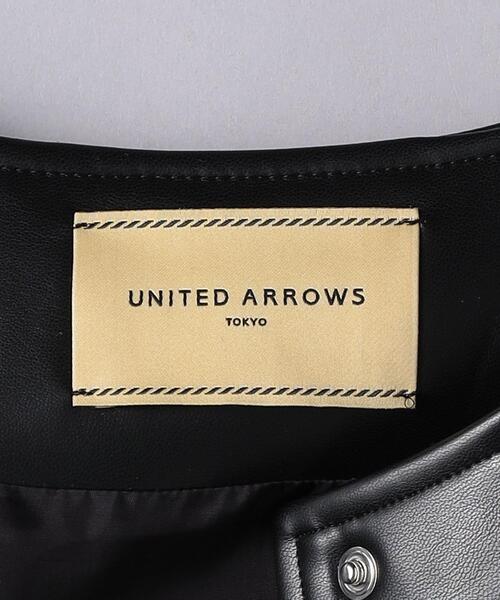 UNITED ARROWS（ユナイテッドアローズ）の「フェイクレザー ノーカラー