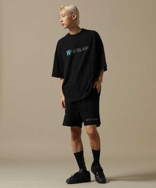 WHITELAND（ホワイトランド）の「【WEB&DEPOT限定】WHITELAND/ホワイトランド/OWL/COLOR LOGO SWT SHORTS/カラーロゴショーツ（スウェットパンツ・メンズ・カーキ/ブラック/ホワイト・S/M/L）」の16枚目の写真
