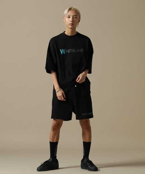 WHITELAND（ホワイトランド）の「【WEB&DEPOT限定】WHITELAND/ホワイトランド/OWL/COLOR LOGO SWT SHORTS/カラーロゴショーツ（スウェットパンツ・メンズ・カーキ/ブラック/ホワイト・S/M/L）」の17枚目の写真