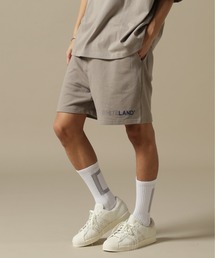 【WEB&DEPOT限定】WHITELAND/ホワイトランド/OWL/COLOR LOGO SWT SHORTS/カラーロゴショーツ