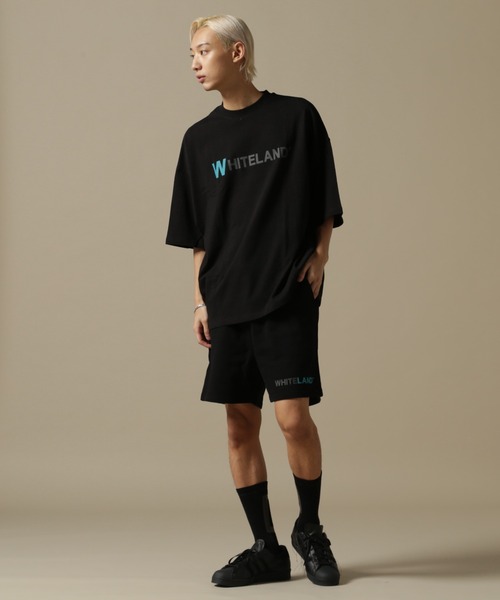 WHITELAND（ホワイトランド）の「【WEB&DEPOT限定】WHITELAND/ホワイトランド/OWL/COLOR LOGO SWT SHORTS/カラーロゴショーツ（スウェットパンツ・メンズ・カーキ/ブラック/ホワイト・S/M/L）」の13枚目の写真