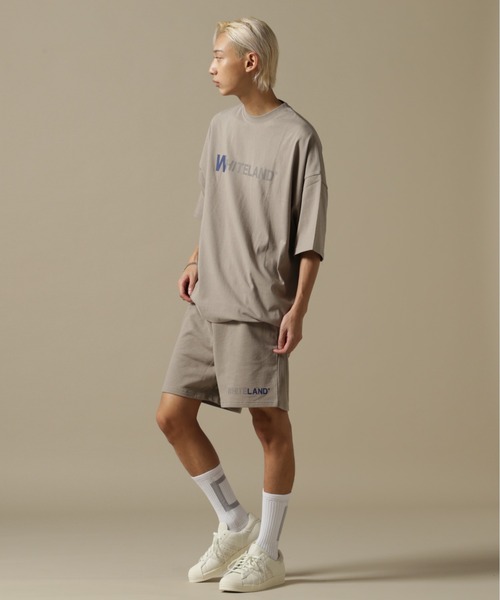 WHITELAND（ホワイトランド）の「【WEB&DEPOT限定】WHITELAND/ホワイトランド/OWL/COLOR LOGO SWT SHORTS/カラーロゴショーツ（スウェットパンツ・メンズ・カーキ/ブラック/ホワイト・S/M/L）」の6枚目の写真