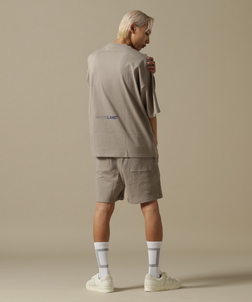 WHITELAND（ホワイトランド）の「【WEB&DEPOT限定】WHITELAND/ホワイトランド/OWL/COLOR LOGO SWT SHORTS/カラーロゴショーツ（スウェットパンツ・メンズ・カーキ/ブラック/ホワイト・S/M/L）」の8枚目の写真