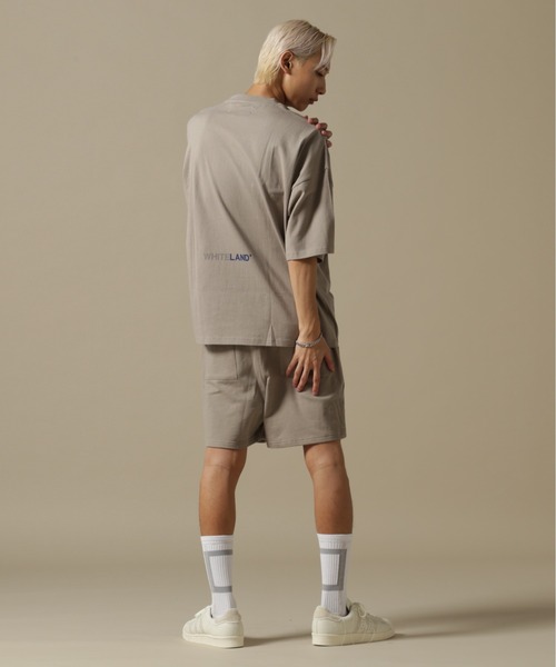 WHITELAND（ホワイトランド）の「【WEB&DEPOT限定】WHITELAND/ホワイトランド/OWL/COLOR LOGO SWT SHORTS/カラーロゴショーツ（スウェットパンツ・メンズ・カーキ/ブラック/ホワイト・S/M/L）」の9枚目の写真
