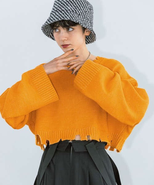 PAGEBOY（ページボーイ）の「ニットカーディガン（カーディガン/ボレロ・レディース・ブラック・FREE）」の3枚目の写真