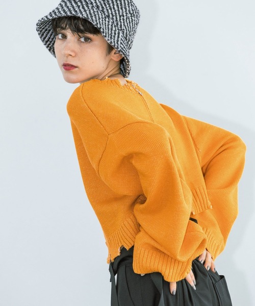 PAGEBOY（ページボーイ）の「ニットカーディガン（カーディガン/ボレロ・レディース・ブラック・FREE）」の7枚目の写真