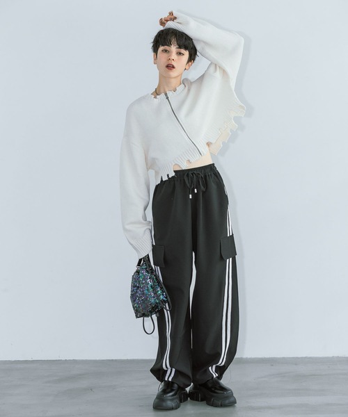 PAGEBOY（ページボーイ）の「ニットカーディガン（カーディガン/ボレロ・レディース・ブラック・FREE）」の9枚目の写真