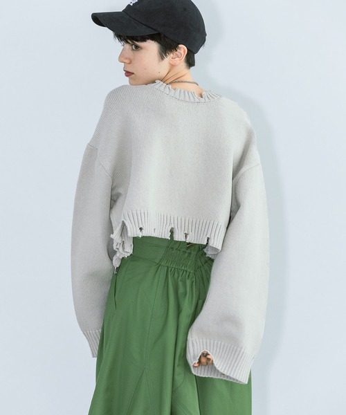 PAGEBOY（ページボーイ）の「ニットカーディガン（カーディガン/ボレロ・レディース・ブラック・FREE）」の11枚目の写真