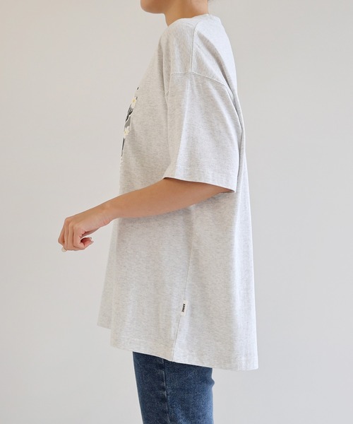 セール】フラワープリント半袖Tシャツ（Tシャツ/カットソー）｜ANME